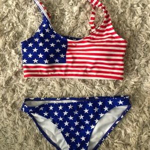 American flag bikini
